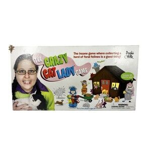 The Crazy Cat Lady Game 2013 Archie Mcphee Board Game Complete